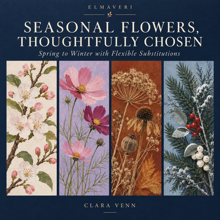 Cover of Seasonal Flowers, Thoughtfully Chosen.